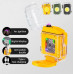 Фонарь ручной MULTIFUNCTIONAL D52-2-COB yellow с зажигалкой Li-Ion индикация заряда ЗУ Type-C Box