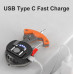Фонарь ручной W5143-COB(white+yellow+red), multitool, Li-Ion аккумулятор, магнит, карабин, отвертка, ЗУ Type-C