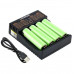 Зарядное устройство для аккумуляторов Lii-402, POWER BANK, 4Х-18650, АА, ААА Li-Ion, LiFePO4, Ni-Mh