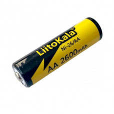 Аккумулятор LiitoKala Ni-26/AA 1.2V тип AA 2600mAh - пальчиковая батарейка с возможностью перезарядки
