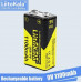 Аккумулятор Крона, LiitoKala USB-9V, 1100mAh USB выход