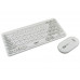 Комплект беспроводной клавиатура с мышью UKC 5263 White