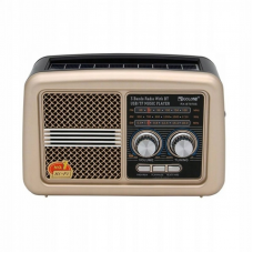 Радиоприемник GOLON RX-BT978S с солнечной батареей, USB, SD, аккумуляторами и Bluetooth