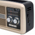 Радиоприемник GOLON RX-BT978S с солнечной батареей, USB, SD, аккумуляторами и Bluetooth