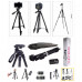 Профессиональный штатив-тренога с пультом ДУ для камеры и телефона TriPod 3388 0.50-1.35м