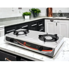 Настольная газовая плита Domotec MS-6606, на две конфорки