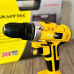 Шуруповерт аккумуляторный профессиональный Krafftec 36V 2ah, 2 аккумулятора, подсветка