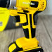 Шуруповерт аккумуляторный профессиональный Krafftec 36V 2ah, 2 аккумулятора, подсветка