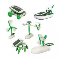 Конструктор Робот 6 в 1 на солнечной батарее Robot Kits