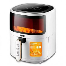 Аэрофритюрница электрическая RAF R.5330W 6 л 1500W мультипечь Воздушная фритюрница