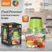 Кухонный блендер RAF R.7003 2L 600 Вт, Измельчитель продуктов, Блендер-чоппер