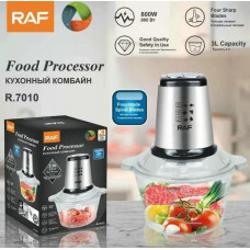 Кухонный блендер RAF R.7010A 3L 800 Вт, Измельчитель продуктов, Блендер-чоппер