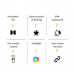 Смарт гирлянда Матовый шарик Bluetooth (USB) длинна 10м с пультом и APP приложением