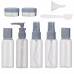 Набор дорожных бутылочек с распылителем и крышками 9 in 1 Travel Bottle Set Серый