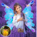 Электронные подвижные крылья с подсветкой Shadow Angel №848
