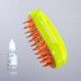 Массажная щетка с USB для вычесывания шерсти у животных Pet Brush с паровым распылителем