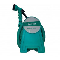 Поливочный растягивающийся шланг 10 м с катушкой и распылителем HELEN HP227
