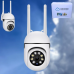 Беспроводная PTZ IP камера для видеонаблюдения дома Wifi поворотная со звуком и ночным видением