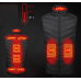 Жилет 2XL с подогревом на 9 зон и USB-питанием от Power Bank