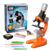 Функциональный детский Микроскоп с комбинированной подсветкой, Игрушечный набор для научных Функциональный детский Микроскоп с комбинированной подсветкой, Игрушечный набор для научных