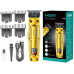 Аккумуляторная машинка триммер для стрижки волос с USB и LED-дисплеем VGR V-904