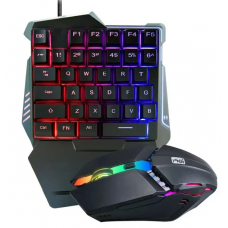 Игровой набор одноручная клавиатура и мишка MHZ 198I G506