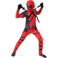 Костюм / Комбинезон + Балаклава + перчатки Дедпул Deadpool детский S