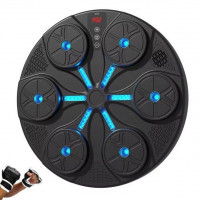Музыкальная боксерская мишень тренажер (подсветка,bluetooth,музыка,перчатки ММА в комплекте) MA426