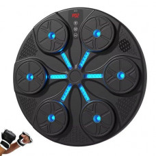 Музыкальная боксерская мишень тренажер (подсветка,bluetooth,музыка,перчатки ММА в комплекте) MA426