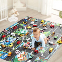Детский развивающий игровой коврик раскладной 100*130 см
