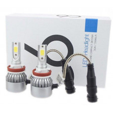 Светодиодные LED лампы для фар автомобиля С6-H11 Turbo 6500К