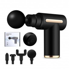 Портативный ручной массажер для тела Fascial Gun Mini USB MA258