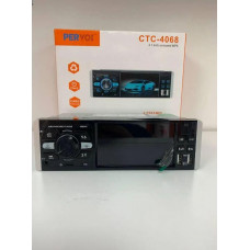 Автомагнитола PERVOI CTC-4068, Bluetooth, 4х60 Вт CAR MP3 PLAYER экран 4.1 с двумя USB-картами