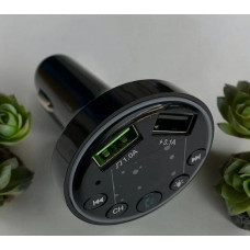 Автомобильный трансмиттер Bluetooth 5.0 USB Type-c PERVOI CTC-109 FM модулятор от прикуривателя