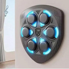 Тренажер для бокса с LED подсветкой Боксерская доска музыкальная с шестью мишенями