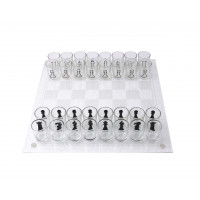 Алкогольная игра шашки и шахматы №086 L-3 (35х35 см)