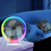 Мини вентилятор настольный Mini fan VU-04 RGB Вентилятор комнатный (USB мини вентилятор)
