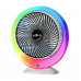 Мини вентилятор настольный Mini fan VU-04 RGB Вентилятор комнатный (USB мини вентилятор)