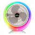 Мини вентилятор настольный Mini fan VU-04 RGB Вентилятор комнатный (USB мини вентилятор)