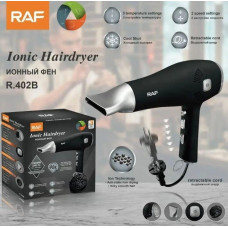Фен для волос RAF R.402B 2200 Вт, Электрический фен с ионизацией