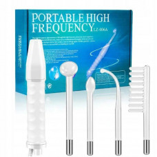 Дарсонваль для лица и тела с 4 насадками, косметологический аппарат для ухода за кожей