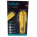 Аккумуляторная машинка для стрижки волос VGR V-138 GOLD с 4 сменными насадками триммер для бороды и усов Аккумуляторная машинка для стрижки волос VGR V-138 GOLD с 4 сменными насадками триммер для бороды и усов