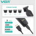 Профессиональный аккумуляторный триммер для бороды и усов VGR V-995 с 4 сменными насадками 1.5-6 мм Профессиональный аккумуляторный триммер для бороды и усов VGR V-995 с 4 сменными насадками 1.5-6 мм