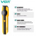 Профессиональная беспроводная машинка для стрижки волос 13 в 1 VGR V-173 YELLOW триммер для бороды и усов Профессиональная беспроводная машинка для стрижки волос 13 в 1 VGR V-173 YELLOW триммер для бороды и усов