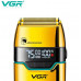 Профессиональная аккумуляторная роторная электробритва VGR V-350 GOLD шейвер с LED дисплеем