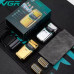 Профессиональная аккумуляторная роторная электробритва VGR V-350 GOLD шейвер с LED дисплеем