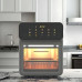 Аэрофритюрница электрическая Hoffmans HM-786 12 л 2400 Вт мультипечь Воздушная фритюрница безмасляная