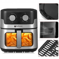 Аэрофритюрница электрическая Hoffmans HM-780 8 л 2400 Вт с механическим управлением безмасляный аэрогриль