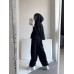 Костюм (худи + брюки) Модель: 824-1539 Цвет Черный