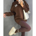 Стильный удлиненный свитшот OVERSIZE без утепления, из качественной петли + носочки Модель: 824-1590/1